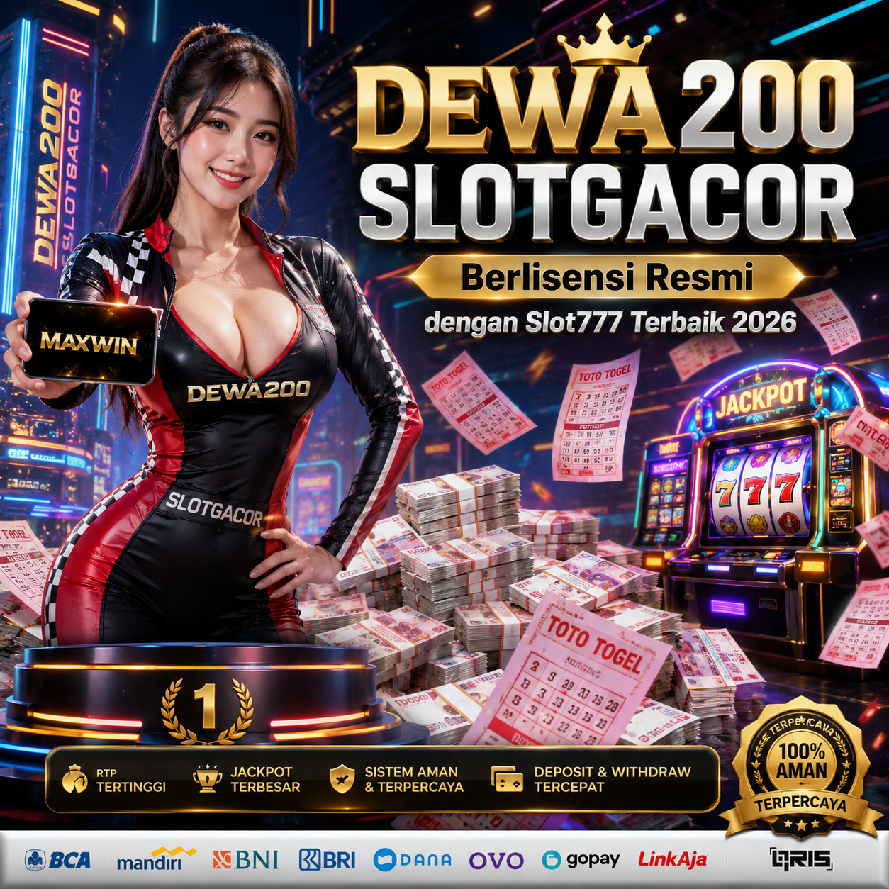 DEWA200 SLOTGACOR Berlisensi Resmi dengan Slot777 Terbaik 2026